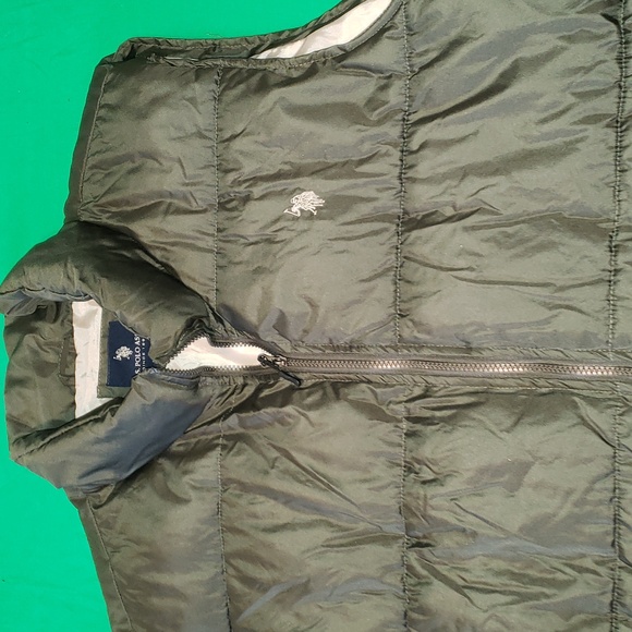 U.S. Polo Assn. Zip Up Vest Size XXL Green Tan - Picture 2 of 7